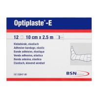 Optiplaste-E (ex-elastoplast-E) 10 cm x 2.5 m: Cotton and viscose adhesive elastic bandage (sold per unit)
